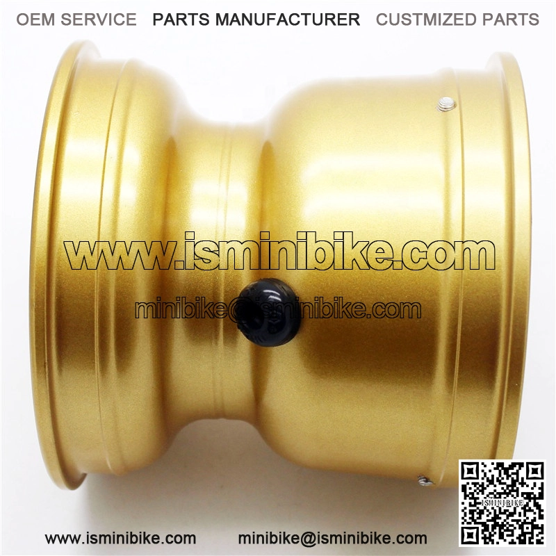 Golden color go kart parts 5 inch rims for 10*4.5-5 tire