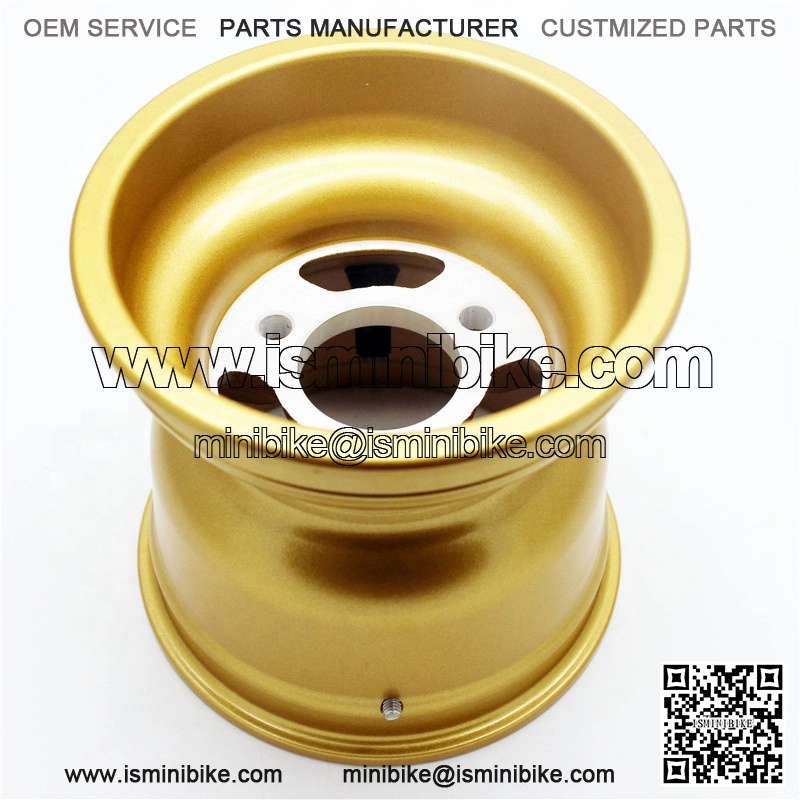 Golden color go kart parts 5 inch rims for 10*4.5-5 tire - Image 3