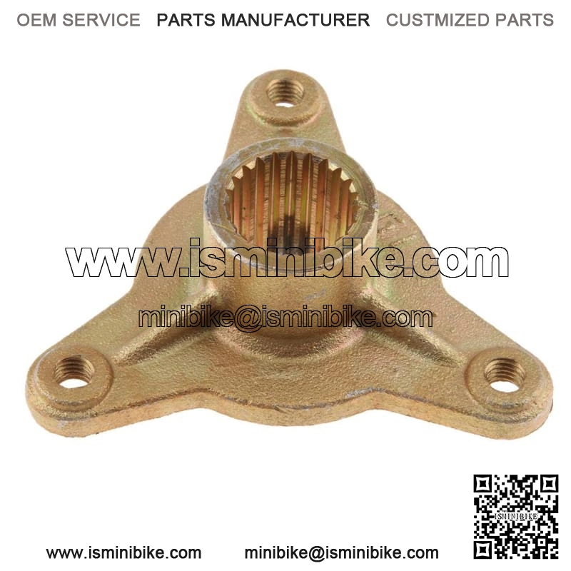 Buje de Rueda Trasera de 3 Pernos 23 T para Quad Dirt Bike Chino de 50 Cc 110 Cc 125 Cc Buje de la rueda trasera de la motocicleta