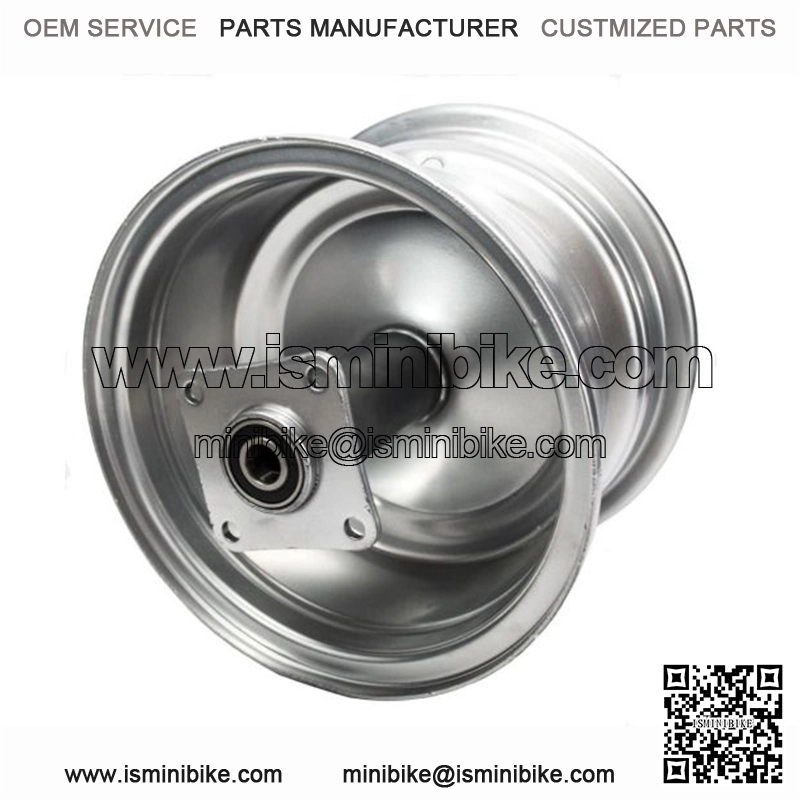 Silver Rear Rim for the Baja Mini Bike (MB165) - Image 2