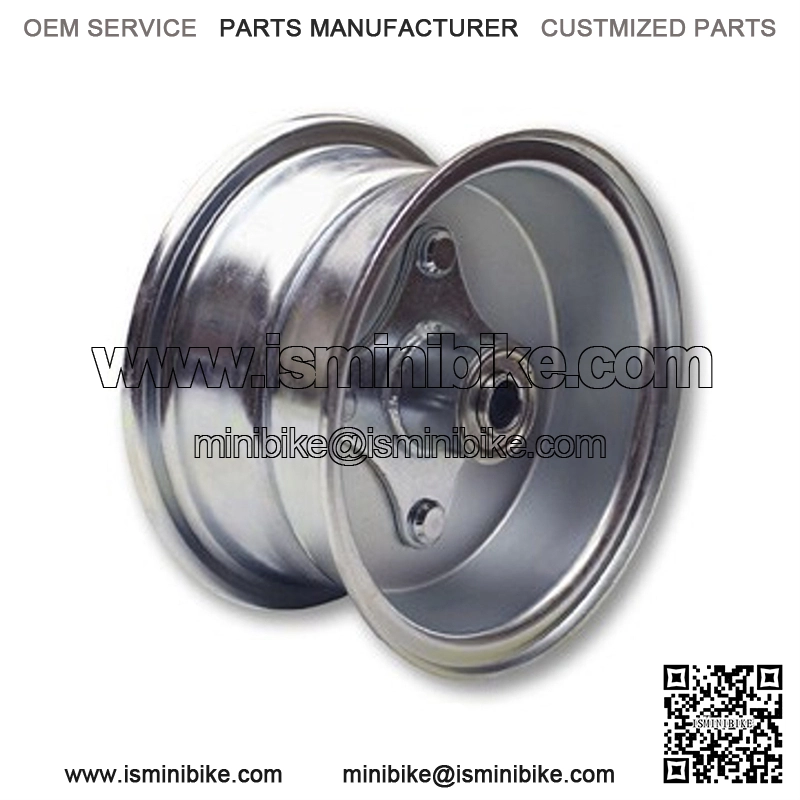 6" Steel Wheel with Centered Hub, 5/8" Bearings