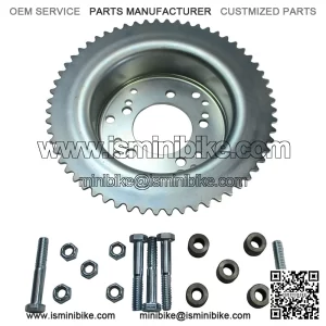 60 Tooth 35 Chain Sprocket w/4-1/2" Drum for Astro Wheel w/ Hardware
