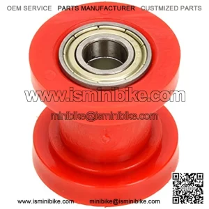8mm ID Chain Roller Tensioner Guide Wheel for Chinese Dirt bike Pit Bike Motocycle ct200u Baja Warrior Doodle Bug Mini Bike Red