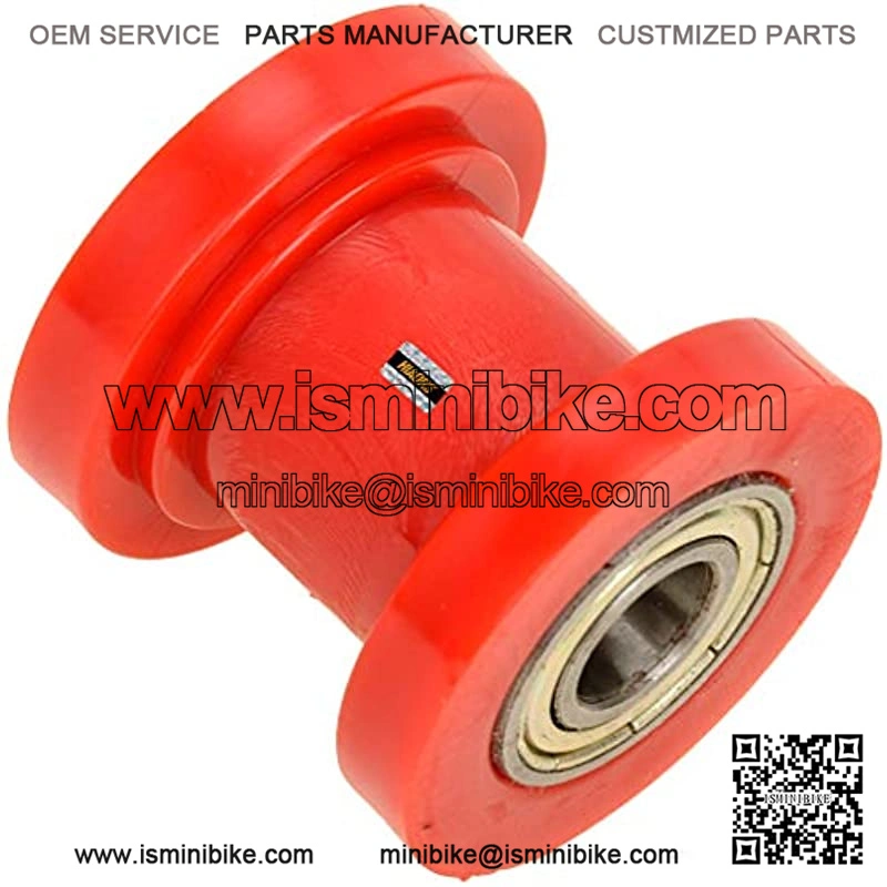 8mm ID Chain Roller Tensioner Guide Wheel for Chinese Dirt bike Pit Bike Motocycle ct200u Baja Warrior Doodle Bug Mini Bike Red - Image 2