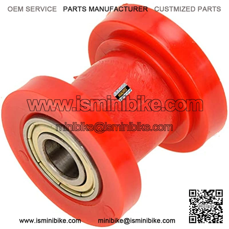 8mm ID Chain Roller Tensioner Guide Wheel for Chinese Dirt bike Pit Bike Motocycle ct200u Baja Warrior Doodle Bug Mini Bike Red - Image 4