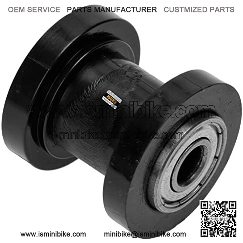 8mm ID Chain Roller Tensioner Guide Wheel for 50cc 110cc 125cc Chinese Dirt bike Pit Bike CRF CR XR Motocycle ct200u Baja Warrior Doodle Bug Mini Bike Black/Red - Image 2