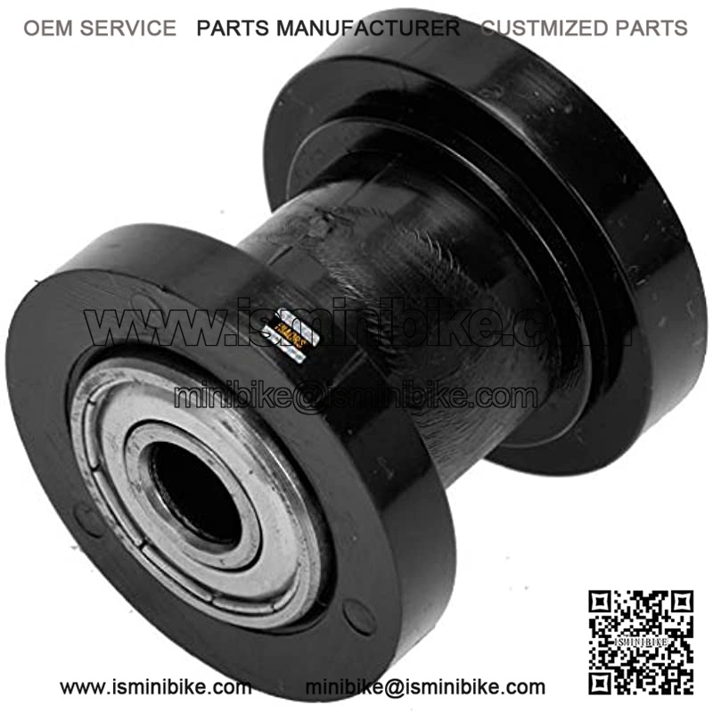 8mm ID Chain Roller Tensioner Guide Wheel for 50cc 110cc 125cc Chinese Dirt bike Pit Bike CRF CR XR Motocycle ct200u Baja Warrior Doodle Bug Mini Bike Black/Red - Image 4