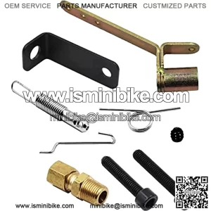 7/8" Twist Throttle Accelerator Handle Grips and Cable Set + Left Right Clutch Brake Handle Levers Perch For XR80 XR100 CRF70 CRF80 CRF100 Pit Dirt Motor Bike Mini Bike 196cc 5.5hp 6.5hp
