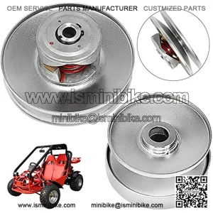 40 Series 8-16 HP Torque Converter Comet Clutch Mini Bike Comet Clutch Set with 1" Driving Clutch Plus 3/4" Driven Clutch Pulley Set Kit