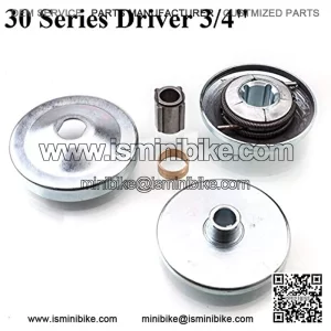 New 30 Series 6.5 HP Go Kart/Mini Bike Torque Converter Clutch Driver Pulley