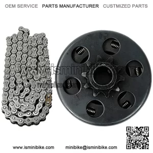 Fekuar Centrifugal Clutch 3/4" Bore 10T #40/41 420 Chain for Go Karts Mini Bike Replace Parts (10T Centrifugal Clutch)