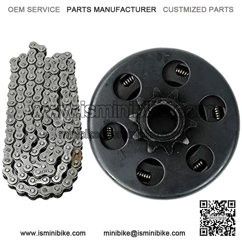 Fekuar Centrifugal Clutch 3/4" Bore 10T #40/41 420 Chain for Go Karts Mini Bike Replace Parts (10T Centrifugal Clutch)