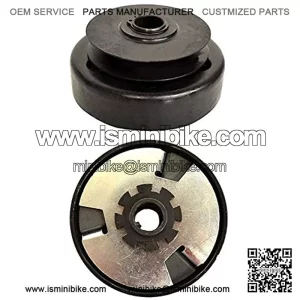 Centrifugal Clutch Belt Drive with Pulley ABS Belt Style Go Kart Parts 3/4" Bore 3/16" Key Way Used Primarily On Mini Bikes