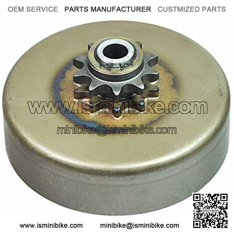 Heavy Duty Clutch Assembly with 1" Bore & #40/41/420 Chain Sprocket for Go-Karts & Mini Bikes (10 Tooth Sprocket)