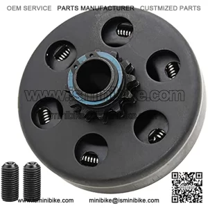 Go Kart Clutch 3/4 Bore Mini Bike Clutch 3/4 Bore 12 Tooth for 35 Chain Up to 8HP