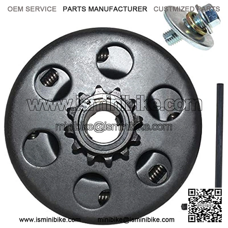 Clutch, Go Kart Clutch 3/4 Bore 12T for #35 Chain,Up to 6.5 HP, Perfect for Go Kart, Minibike and Fun Kart Engine 3/4 Bar