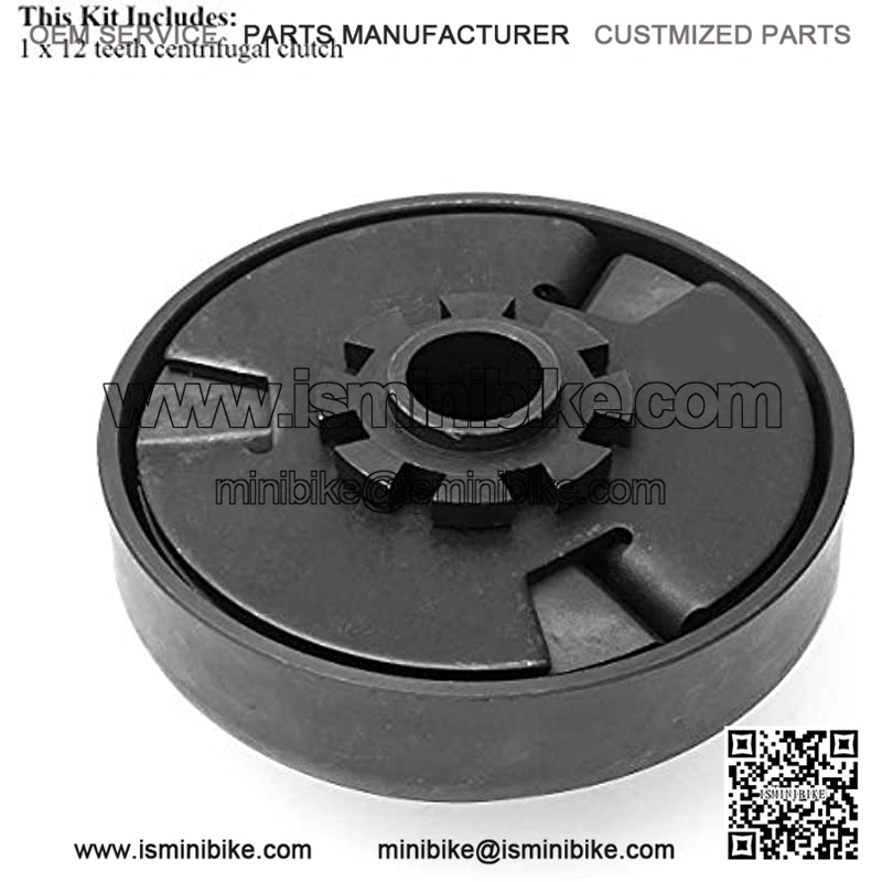 Clutch 3/4" BORE"35 Chain 12Tooth,Go Kart Clutch 3/4 Bore 12T for 35 Chain, Up to 6.5 HP for Go Kart Mini Bike Fun Kart Engine 3/4 BAR by Lucky Seven - Image 3