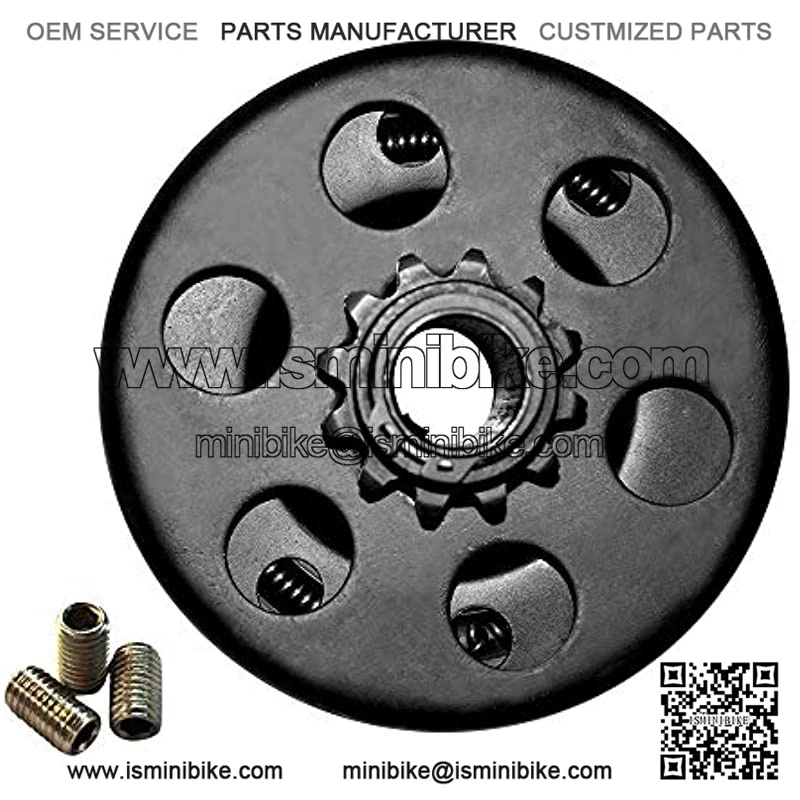 Go Kart Clutch, Trkimal Clutch 12 Tooth for Mini Bike Engine Up to 6.5 HP 3/4" BORE #35 Chain 12T