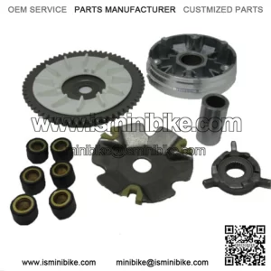 50cc variator gy6 scooter atv qmb139 qma139 roller clutch