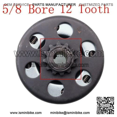 5/8 bore 10 tooth 415 chain go kart minibike kart centrifugal clutch