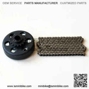 17T 1 inch bore #35 clutch Go kart centrifugal clutch kit with chain 35