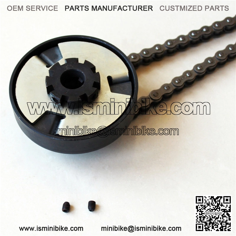 25 mm bore centrifugal clutch for go kart mini bike with 14 tooth sprocket with 428 chain - Image 2