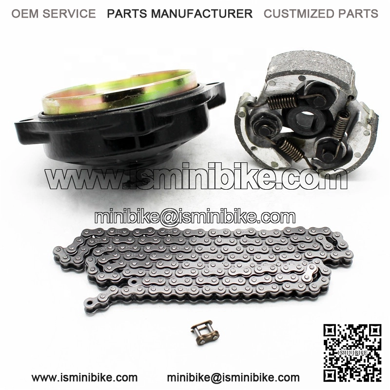 Pocket bike parts 6T 25H clutch bell with 25H chain and 49cc clutch Kit - Image 4