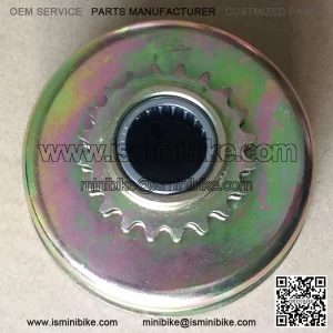 47cc 49cc mini bike parts 25h 6t clutch drum bell