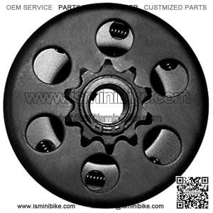 Centrifugal Go Kart Clutch 3/4" Bore 10 Tooth 10T Fit for #40/41/420 Chain 6.5HP - Upgrade Clutch Compatible with Predator GC160 GC190 GX120 GX140 GX160 GX200, Go Kart Fun Kart Mini Bike
