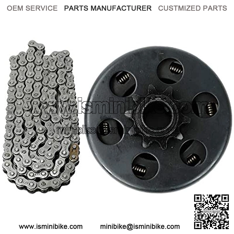 Centrifugal Clutch 3/4" Bore 10T #40/41 420 Chain for Go Karts Mini Bike Replace Parts (10T Centrifugal Clutch)