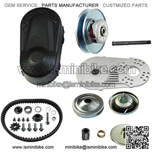 212CC Torque Converter Kit Go Kart 30 Series 6.5 HP 3/4" Go Kart Mini Bike Comet Clutch 10T 40/41/420 & 12T 35 Chain Predator Driver Pulley Replacement Set