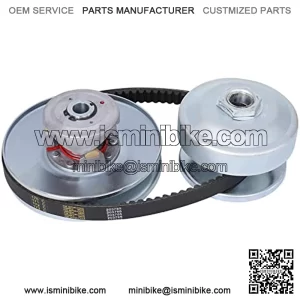 44mm Big Bore Cylinder with Recoil Starter with Carburetor and Air Filter Modified Engine Kit Replacement for 2 Stroke 43cc 47cc 49cc 52cc Mini Pocket Bike Gas Moped Scooter Red