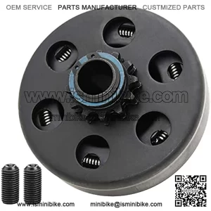 Go Kart Clutch 34 Bore Mini Bike Clutch 34 Bore 12 Tooth for 35 Chain Up to 8HP Compatible with Predator 212 CC Mini Bike Fun Kart Honda GX160 GX200 GX140 GX120 GC160 GC190