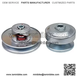 3/4" Bore Driven Pulley 1" Bore Driver Clutch Pulley Series 40 Go Kart Torque Converter Kit