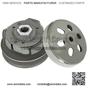 GY6 150CC Engine Rear Clutch Assembly Set 19 Spline Compatible with Auto Scooter ATV Go Kart Moped Kazuma 150cc Full auto ATVs