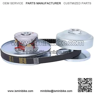 40 Series 1" BORE GO Kart CVT Torque Converter Driver Clutch FIT Comet 40/44 + 3/4'' Driven Clutch Comet Kit + Belt 203785