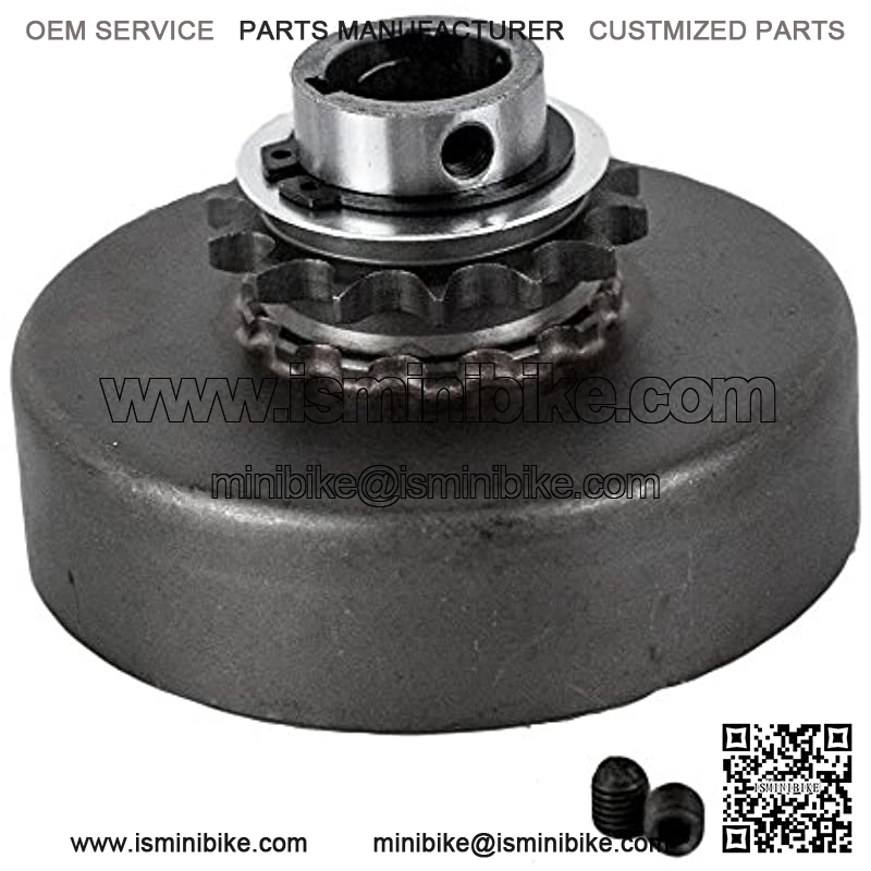 Centrifugal Go Kart Clutch 1" 14T, 14 Tooth Heavy Duty For 40,41,420 Chain up to 10HP