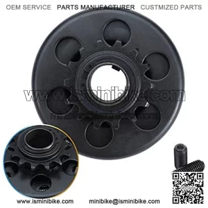Centrifugal Go Kart Clutch,KIOIPO,13HP Go Kart Centrifugal Clutch 1inch Bore 14T 14 Tooth For 40 41 420 Chain,1 Inch Clutch