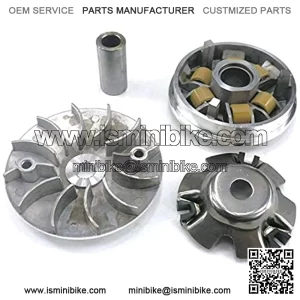 Variador de Motocicleta Conjunto con Embrague de Ventilador de Rodillos para GY6 125 150cc Scooter Motor MOGEED Piezas DE Kart para la Moto