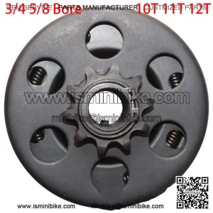 Centrifugal Go Kart Clutch Kit Minibike 3/4 5/8 Bore 10T 11T 12T Chain #35 40 41