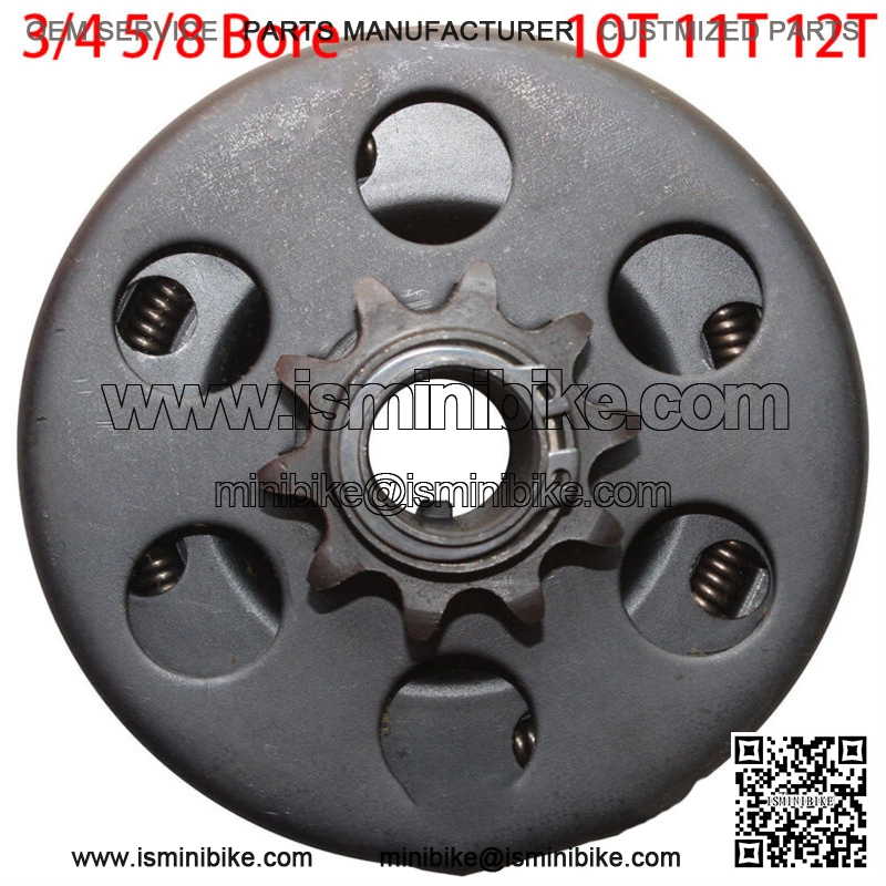 Centrifugal Go Kart Clutch Kit Minibike 3/4 5/8 Bore 10T 11T 12T Chain #35 40 41