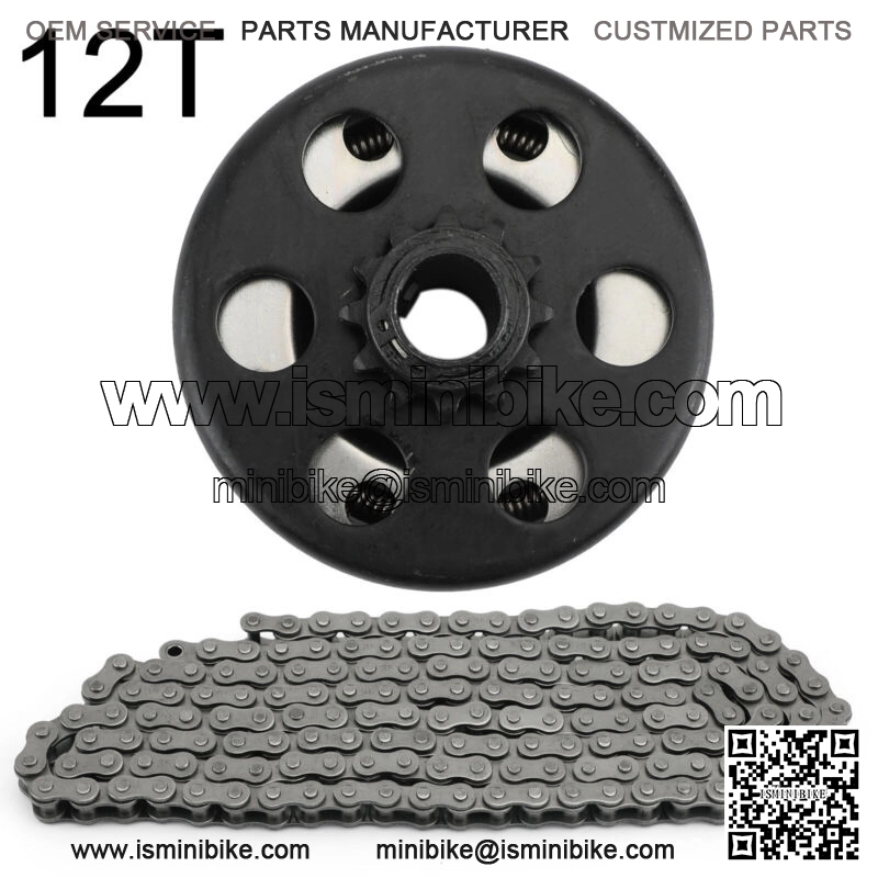 Race Go Kart Mini Pit Bike Clutch 3/4 Bore Or12 Tooth Sprocket Cart 35 Chain US
