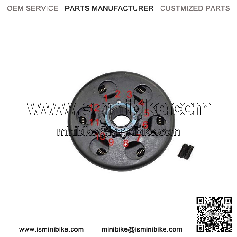 Cluparis Go Kart Clutch 12 Tooth 3/4" Bore #35 Chain for 212 Predator Clutch...