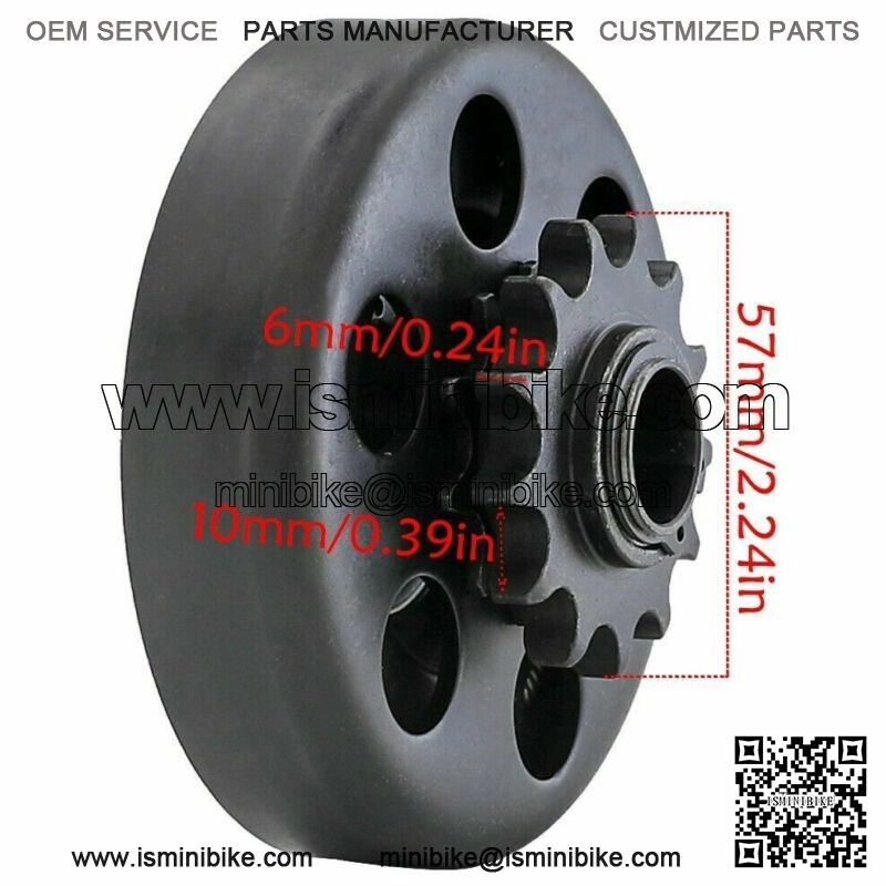 Clutch 13T 3/4 Bore 19mm for # 428 Chain Mini Bike Go Kart Fun Kart Quad Buggy