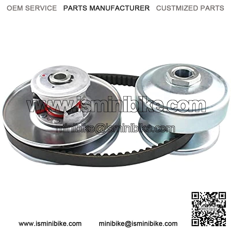 40 Series 1" Bore GO Kart CVT Torque Converter clutch kit, 1" Bore Driver Clutch + 3/4" Driven Clutch + 203785 Drive Belt Replaces Comet 40/44 Series for Mini Bike, Go Kart, Lawnmower
