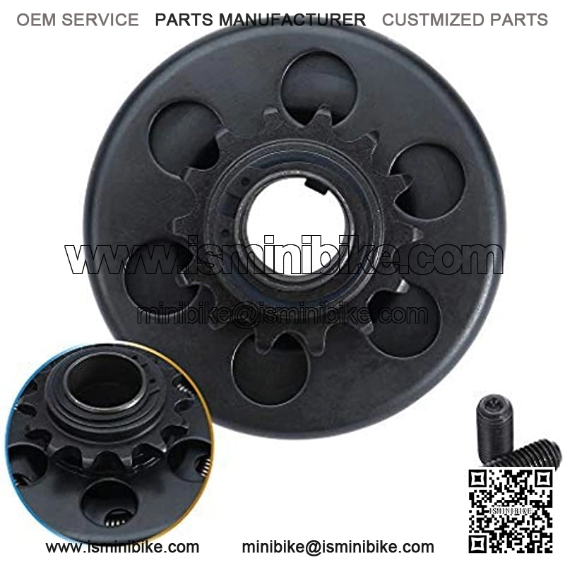 Centrifugal Go Kart Clutch,KIOIPO,13HP Go Kart Centrifugal Clutch 1inch Bore 14T 14 Tooth For 40 41 420 Chain,1 Inch Clutch??