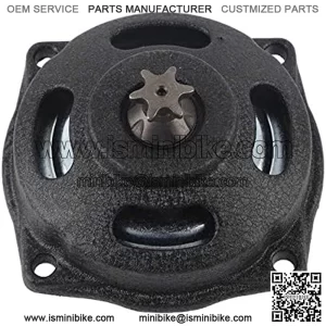 Transmission Clutch Drum Clutch Drum Stainless Steel Durable for 2 Stroke 47cc 49cc Mini Pocket Dirt Bike ATV Quad