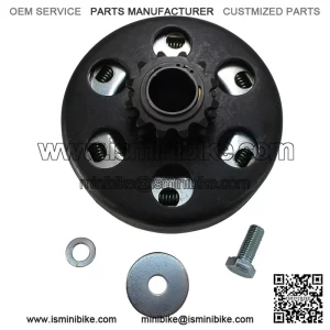 Max-Torque Dual Sprocket 3/4" Clutch for Two Speed MiniBikes