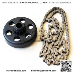 12T 3/4" #35 centrifuge clutch and #35 chain