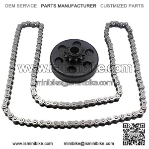 Centrifugal Clutch 3/4" Bore for Predator 212cc Small Engine Go Kart Mini bike Lawnmower Fun Kart Engine 3/4 Bar (10T with #40/41/420 Chain)